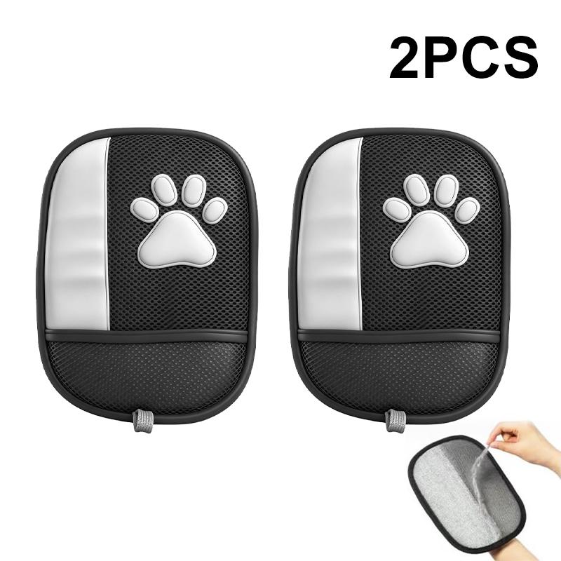 Pet Hair Cleaning Gloves Electrostatic Hair Removal Gloves Multifunctional Double-sided Pet Grooming Gloves For Cat And Dog