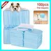 50/100-Pack: Puppy Pads Dog Pee Pad for Potty Training Dogs & Cats Pet Diapers