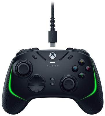 Контроллер Razer Wolverine V2 Chroma для ПК, с возможностью назначения 6 режимов быстрого срабатывания, совместимость с Windows, Xbox, Xbox Series и ПК.