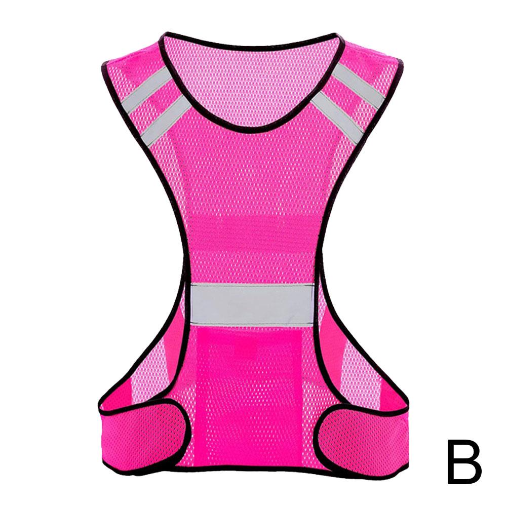 High Visibility Reflective Safety Vest With Reflective Strips Construction Workwear Safety Reflective Vest