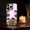 Абстрактная обезьяна Смешной чехол для телефона для iPhone 17,16,15,14,13,12,11,Pro Max,Plus Конфетный серебристый чехол