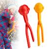 Игрушки для изготовления снежков, простые в эксплуатации, экономящие труд, пластиковые интерактивные инструменты для формовки песка и глины для двора