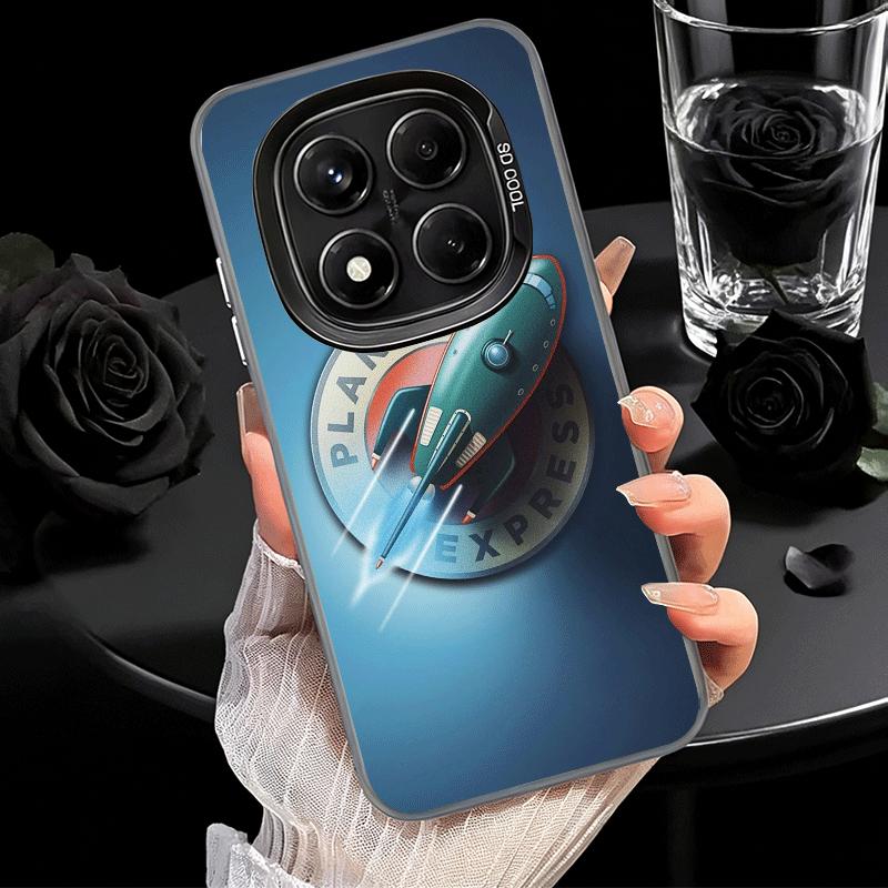 Futurama Planet Express Soft Phone Case for Xiaomi Redmi Note 13 14 15 Pro Plus 12S 12 11S 11 11T 10S 10 Shockproof Cover Back S