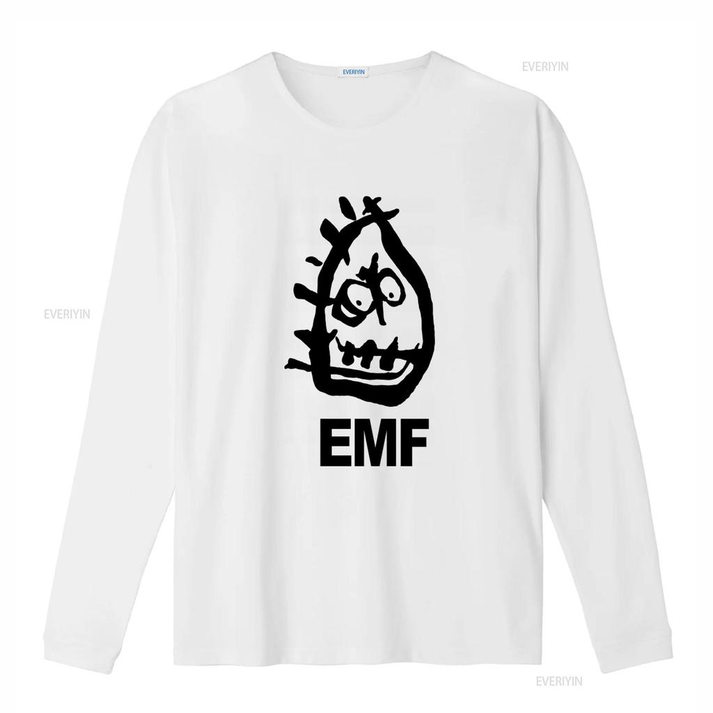Редкая футболка с принтом концертного тура альтернативной рок-группы EMF винтажная стираная Унисекс Удобная уличная одежда Универсальная