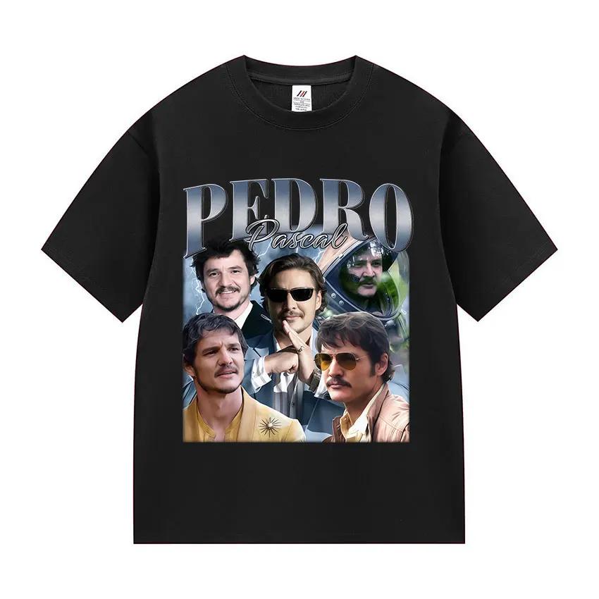 Pedro Pascal Unisexs Movie Pattern Tshirt Retro High Quality Fashion Clothing Suitable For Both Unisex And Unisex