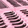 Yousheng 20 шт./кор. толстые накладные ресницы с большой кривизной, плотные химические волокна, красивые накладные ресницы для женщин