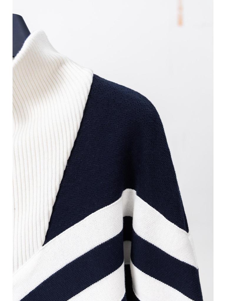 Академический вязаный кардиган с вышивкой LV 25SS - Унисекс, с длинным рукавом