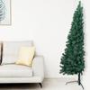 VidaXL Artificial Half Christmas Tree with Stand Green 210 Cm PVC