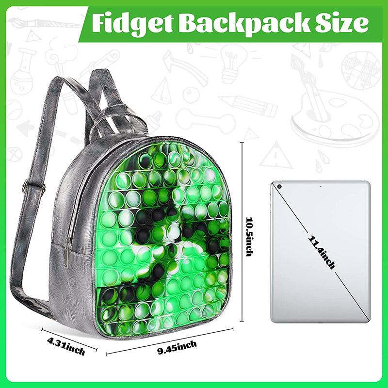 Camaron Pop Fidget Bag для девочек и мальчиков, сумка Popits, сумка-антистресс, игрушки, школьная сумка для девочек и мальчиков, рюкзак, школьная сумка, детская сумка