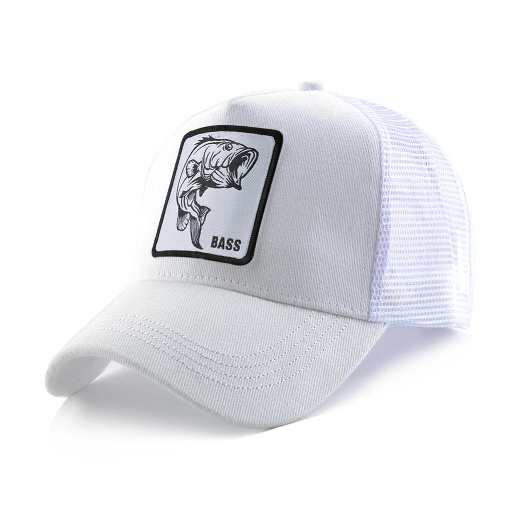 Baseball Cap With BASS Patch Men's Snapback Baseball Hat Four Seasons Outdoor Fashion Visor Caps Women Casual Cap