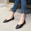Модные туфли на плоской подошве с острым носком 2024 года, новые универсальные неглубокие мягкие противоскользящие удобные дышащие женские туфли Zapatos Mujer