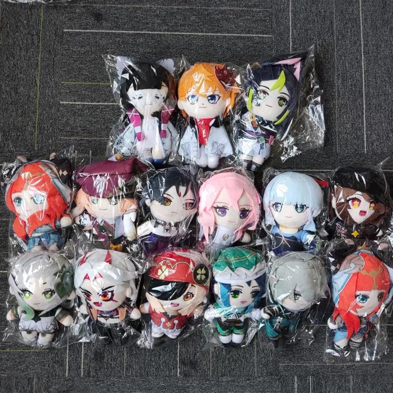 20 см Genshin Impact мягкая кукла Лини Ноэль Казуха Янтарь Сяо плюшевые игрушки Tartaglia аниме Clorinde Kunikuzushi вещи плюшевые куклы Рождественский подарок