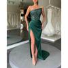 Women's Dress Sequins Fairy Long Sleeveless Fashion One-piece Temperament Mid-length Evening Gowns