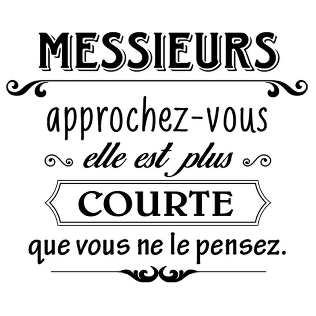 Les Trésors De Lily [Q4817] - Лист наклеек «Сообщения» («Джентльмены, подойдите ближе, он короче, чем вы думаете») - 50х70 см.