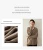 Korean Style Cashmere Women's Knit Sweater: Autumn Winter Solid Color Drop Shoulder Pullover