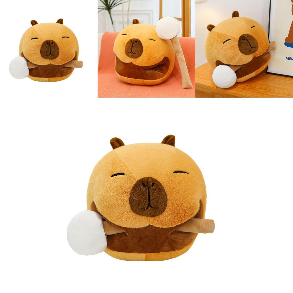 Plush Capybara Toy With Pp Cotton Filling For Kids And Home Decor