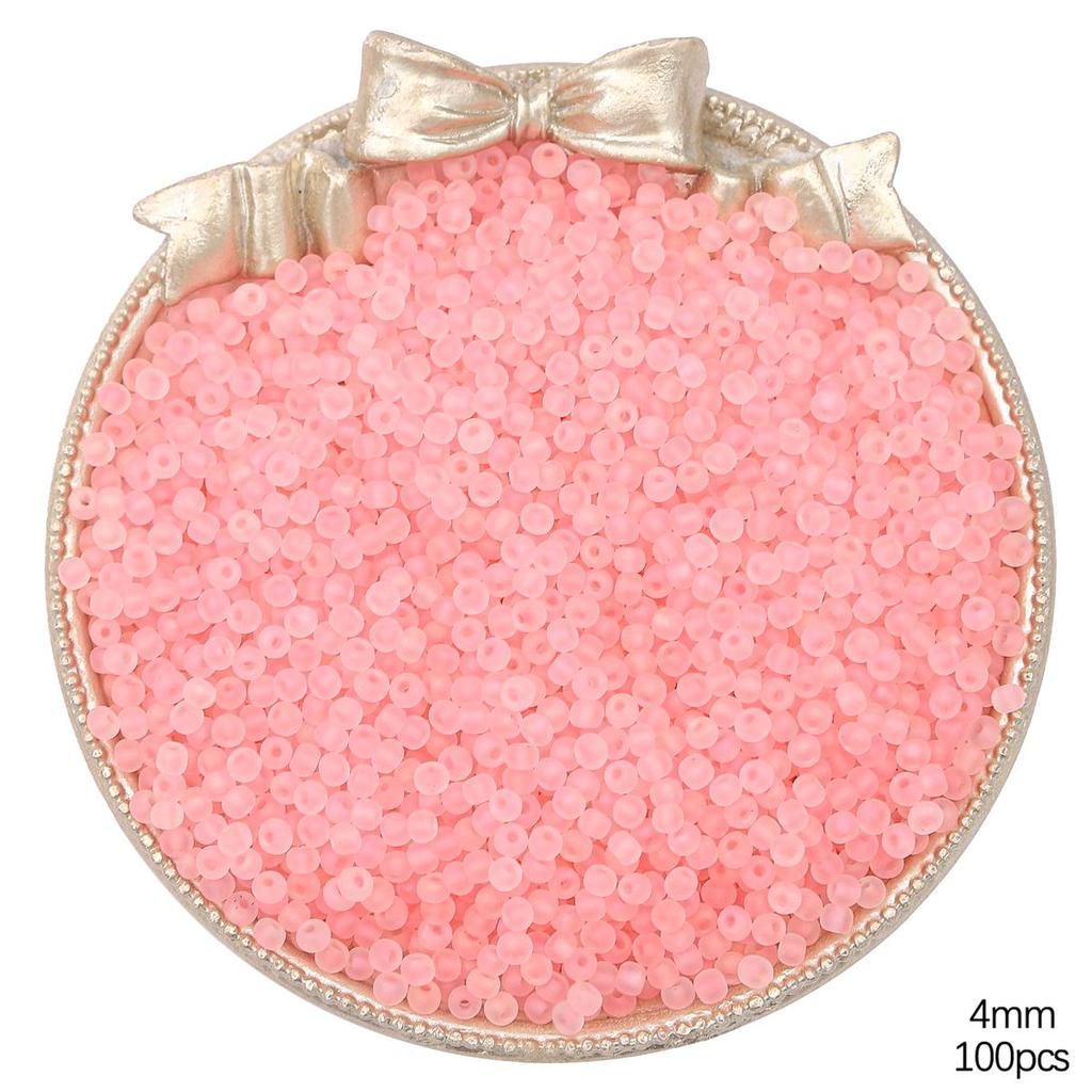 Высококачественные матовые стеклянные бусины-бисер разных цветов для изготовления украшений своими руками