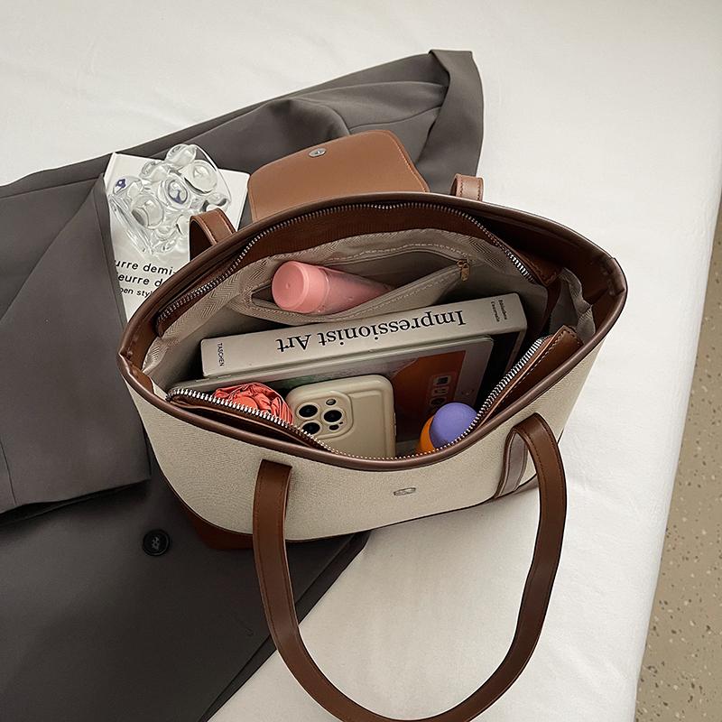 Сумка для путешествий, повседневная женская сумка большой вместимости, модная сумка через плечо, сумка для рабочей одежды, холщовая универсальная сумка-тоут