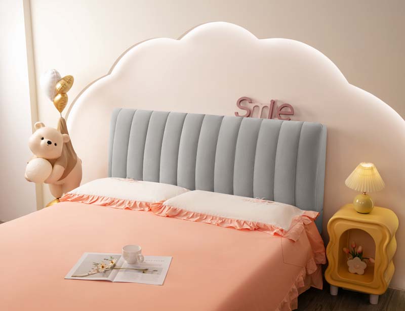 Роскошный универсальный плюшевый стеганый чехол на изголовье кровати, мягкий бархатный чехол для изголовья кровати, зимний теплый фланелевый прикроватный защитный чехол