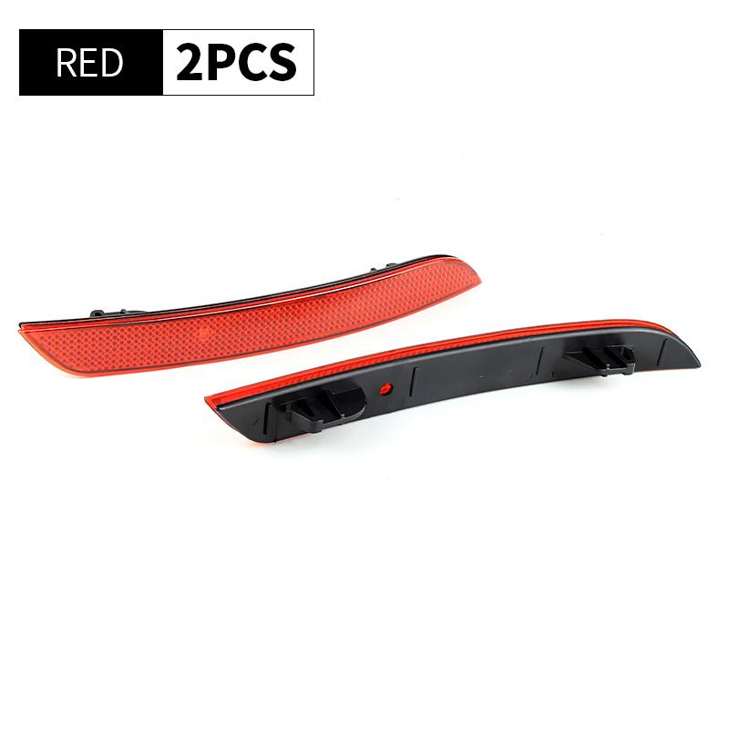 2Pcs 63147301187 OE-Spec Smoke Rear Left+Right Bumper Reflector Lens Assy Without Bulbs For BMW F30 F31 F32 F33 3 4 Series