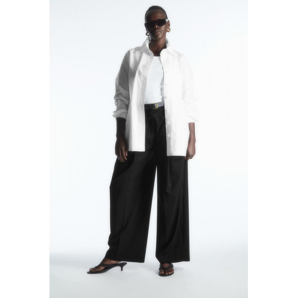 COS Японская рубашка большого размера с длинным рукавом