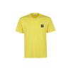 Ss23 Solid Logo Patch Crew Neck Short Sleeve T-Shirt Men Tops Yellow 101524113-V0030