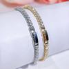 CMM Korean-Style Elegant Temperament Women's Jewelry High-Quality Metal Accessories Shiny Zircon Tennis Bracelet