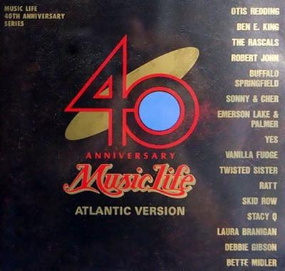 CD РАЗЛИЧНЫЕ - Серия к 40-летию Music Life  AMCY70 Atlantic 1990 Япония ObiRock Б/у
