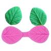 Leaves Embossed Prints Frozen Cakes Silicone Molds Chocolate Crafts Molds Cakes Desserts Decorative Molds Pastry Baking Gadgets