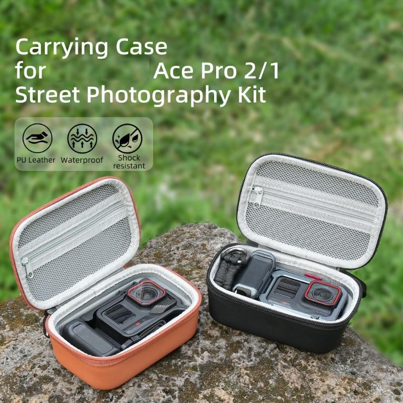 Защитный Жесткий Кейс Для Камеры AcePro2/1 Футляр Для Хранения Ракушка С Водонепроницаемой Оболочкой Из EVA И Удобным Карабином