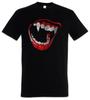 BITE T-SHIRT True Biss Bite Teeth Jaws Blood Dracula Vampire Vampires