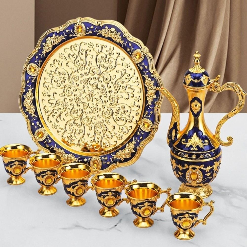Luxury Teapot Kit Multifunctional Coffee Pot Set Serving Tea Set Turkish Tea Set Home