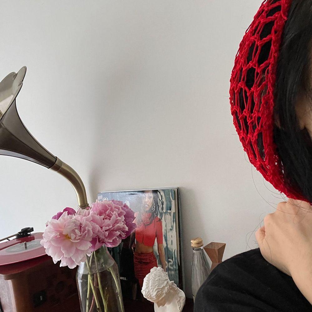Hat Beanies Caps Snood Sleeping Cap Mesh Cap Crochet Hairnet Knit Hat Women's Hijabs Headbands