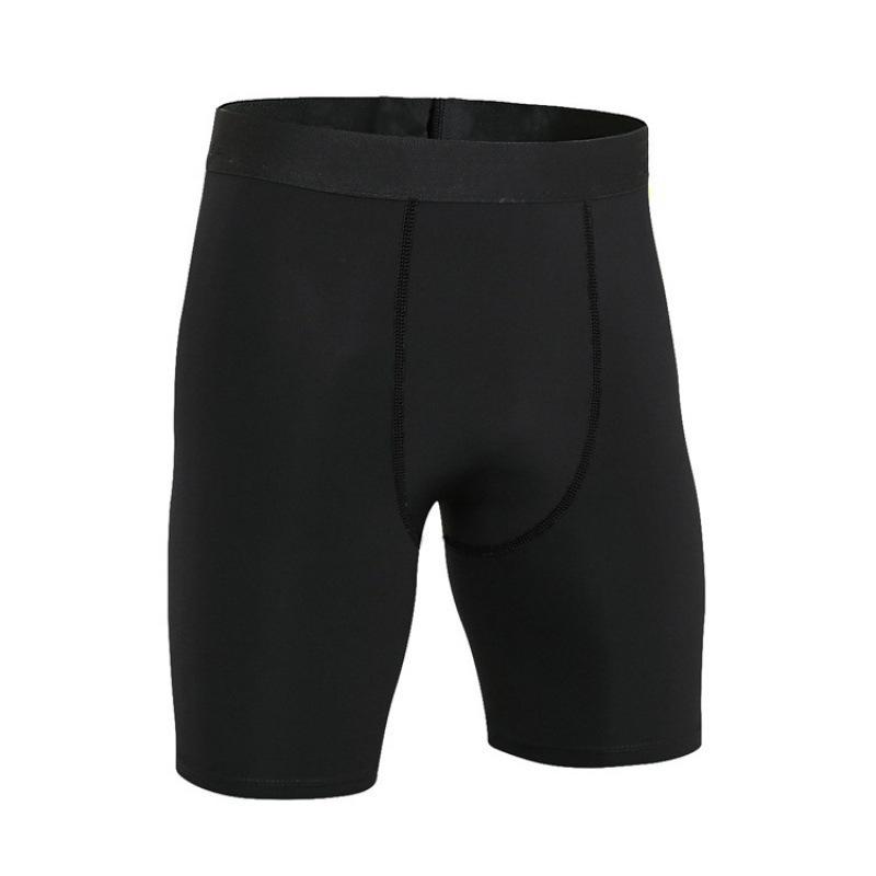 Men's Fitness Basketball Sweat-Wicking Quick-Dry High-Elasticity Compression Shorts