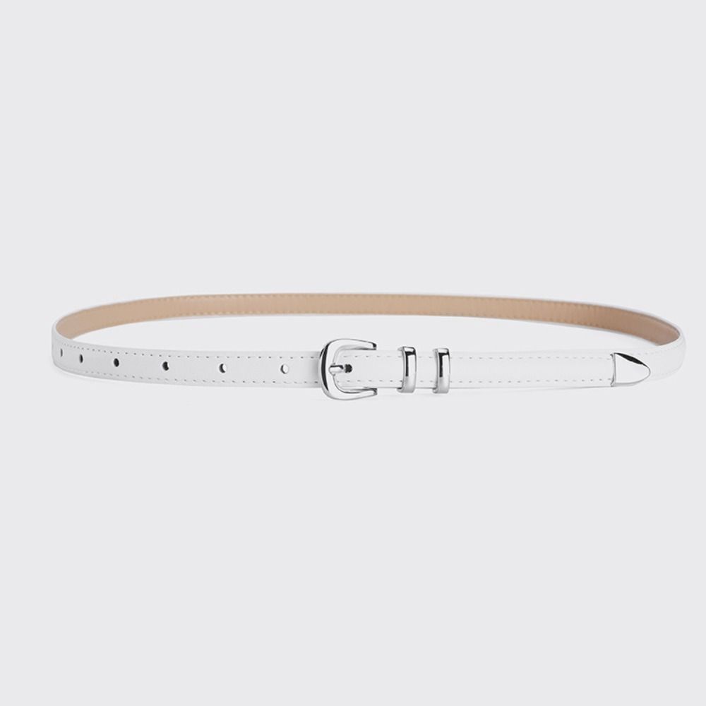 Универсальный ремень из ПУ кожи, повседневный ремень на талию для джинсов, трендовый тонкий ремень