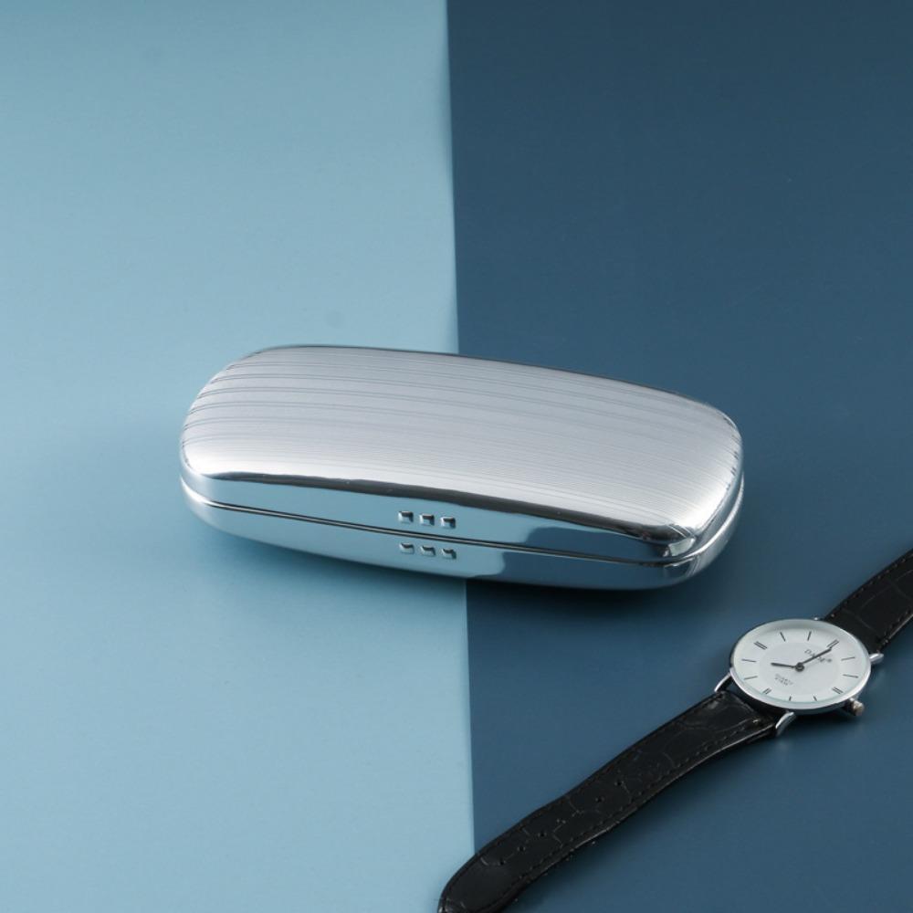 Портативные коробки для очков Футляр для очков из алюминиевого сплава Коробка для хранения Коробка для солнцезащитных очков Футляр для очков для близорукости