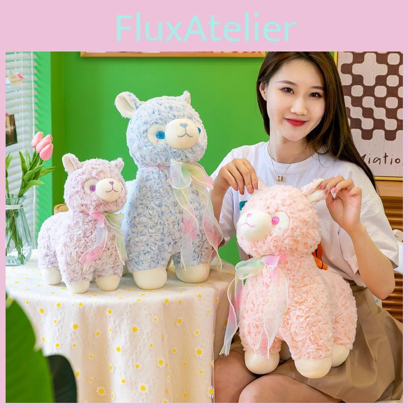 Cute Llama Alpaca Plush Toy For Girls Birthday Gift, Cartoon Lamb Stuffed Animal Pillow
