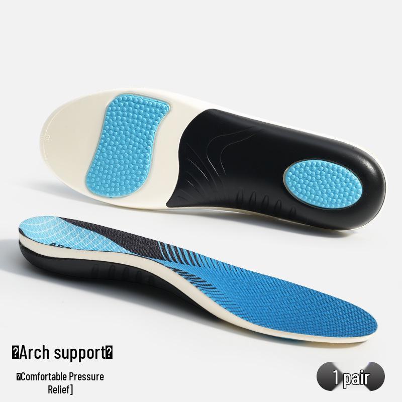 Межграничные амортизирующие стельки с поддержкой свода стопы для плоскостопия и пронации стопы