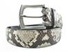 Pelgio Python Leather Natural No Holes Belt, Color,