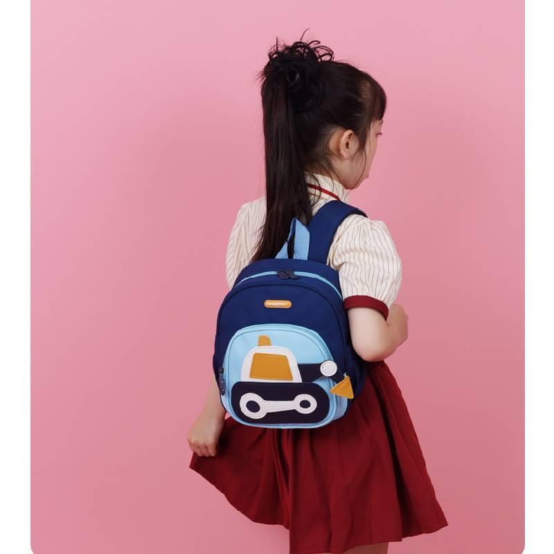 Adorable Cartoon Excavator Toddler Backpack For Boys And Girls Ages 1-6 Years