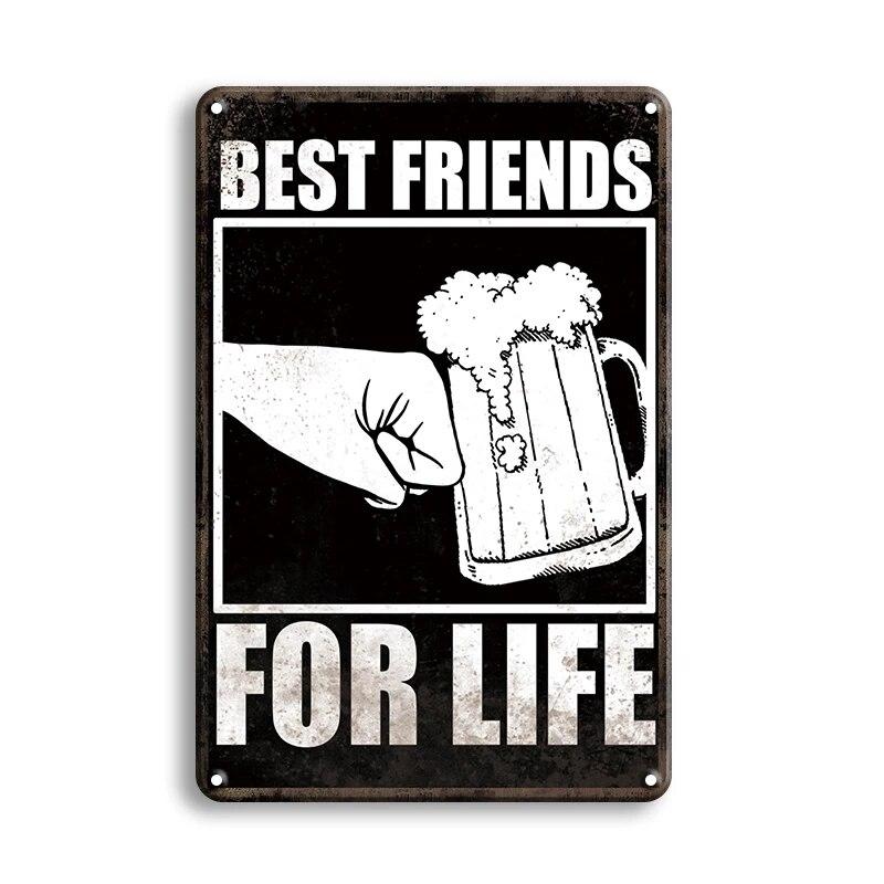 Знаки холодного пива, металлическая табличка, пиво, поднимающее настроение, винтажные постеры для мужчин, пещерный бар, паб, клуб, жестяная тарелка, художественные настенные наклейки, домашний декор