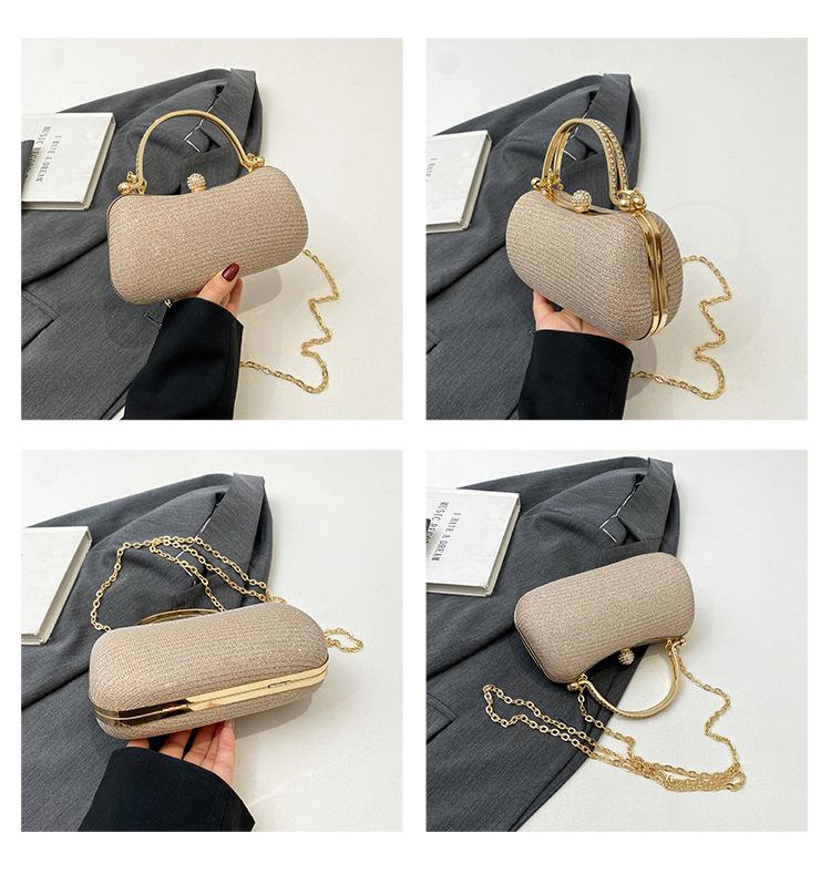 Трендовая вечерняя сумка через плечо кроссбоди 2025 года с дизайном в виде цепочки