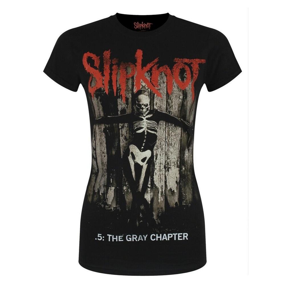 Slipknot Womens/Ladies .5: The Gray Chapter Album T-Shirt