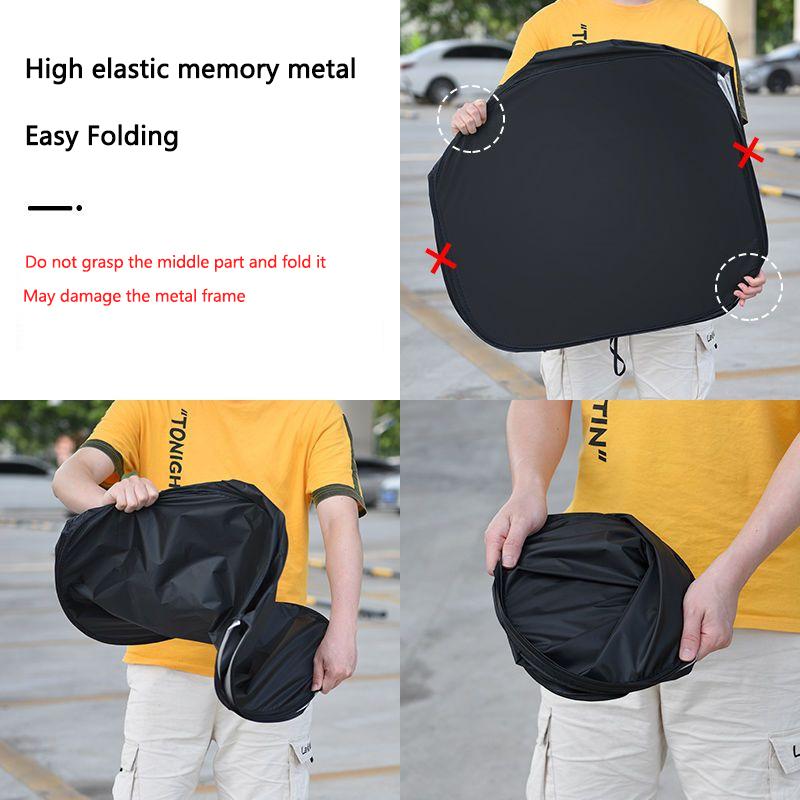 Складной солнцезащитный чехол на лобовое стекло автомобиля, защита от солнца для окон Porsche Panamera Cayenne Taycan 911 718 Macan Carrera