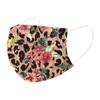10 шт. трехслойная одноразовая защитная маска с леопардовым принтом для взрослых и цветком