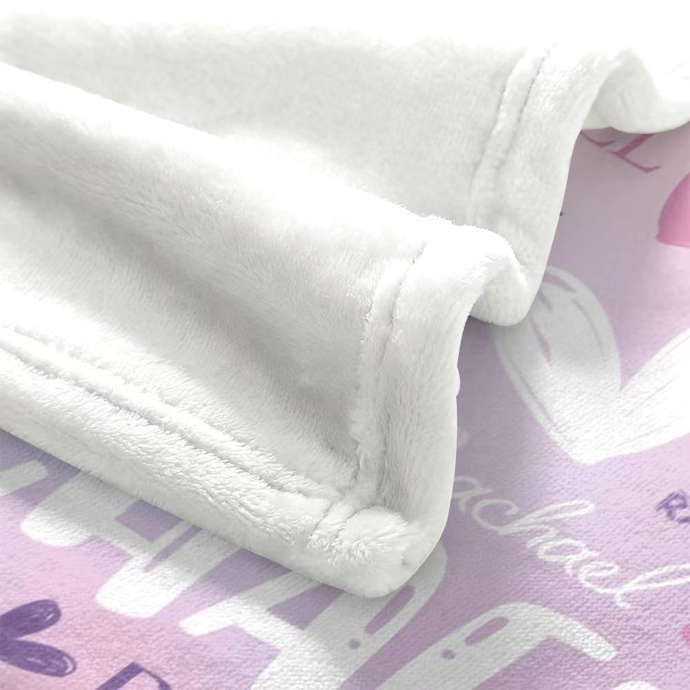 game Dandys World Throw Soft Coral Fleece Blanket 310gsm Fluffy Warm Throw for Sofa Bed Couch Bedroom Decor