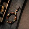 Charm Wooden Beaded Pendant Tibet Beads Lanyard Creative Car Key Ring  Backpack Decor