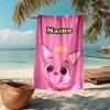 Индивидуальное ультрамягкое пляжное полотенце с тематикой Pinkfong Wonderstar, Идеально для бассейна - Кемпинга, Дайвинга - Идеальный спутник в путешествии, Яркое пляжное полотенце.