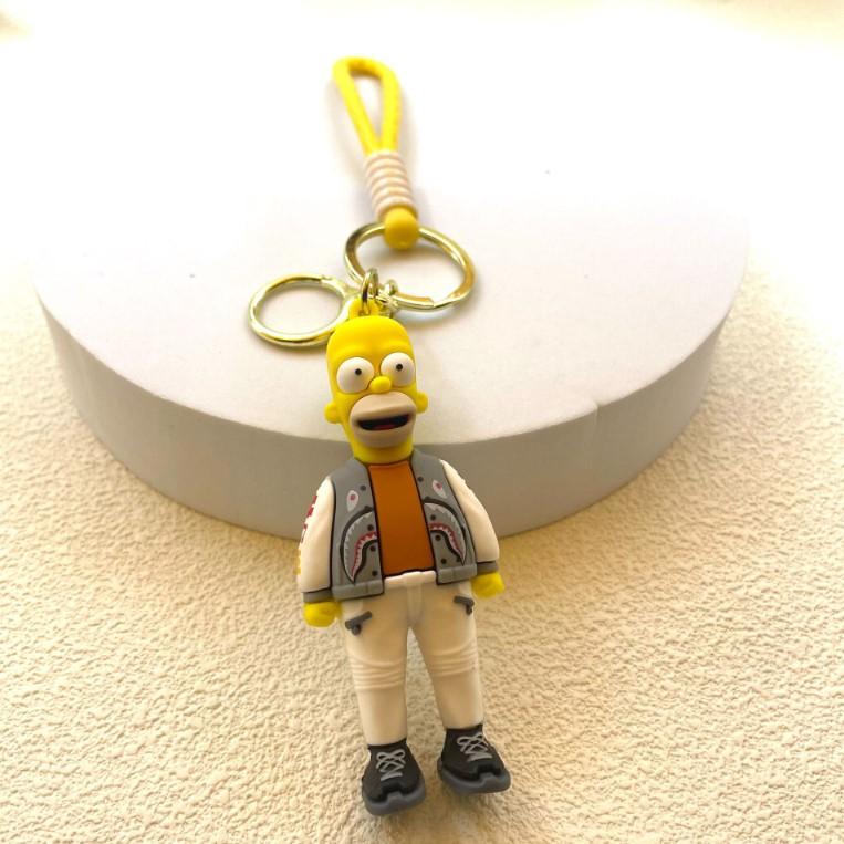 Гомер Симпсон брелок Homer Simpson милый брелок  на ключи, на сумку 7,7см