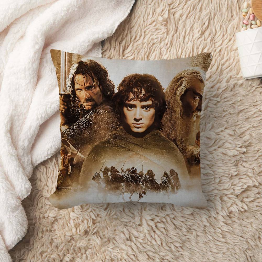 Movie LLord Of The Rings Anime Cushion Cover Pillow Cover Decor Pillowcase Printed Cushion Case For Couch